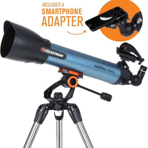 d Telescopio Refractor Celestron Inspire 100AZ